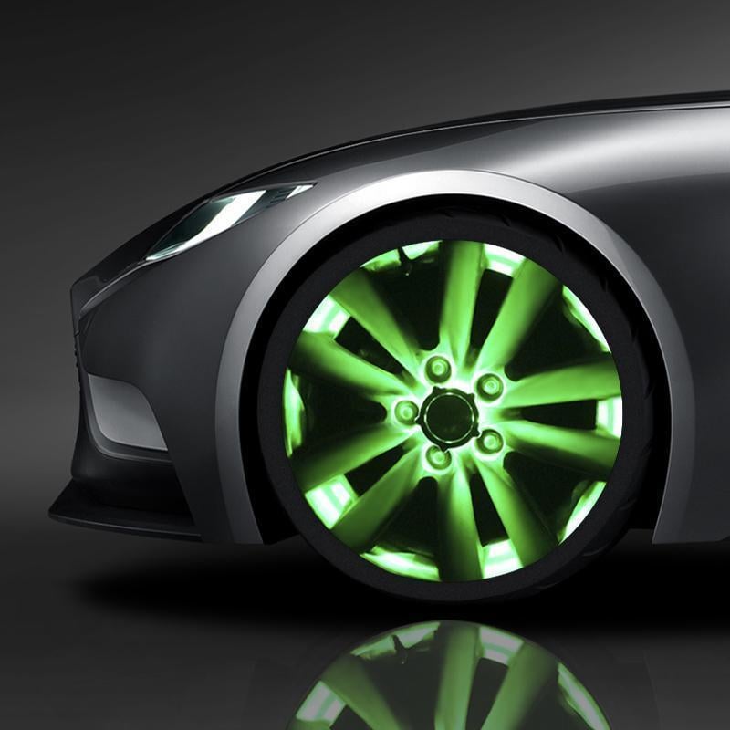 Solar Car Tire Wheel Lights with Wireless Remote Control	 🔥（Last Day Sale）