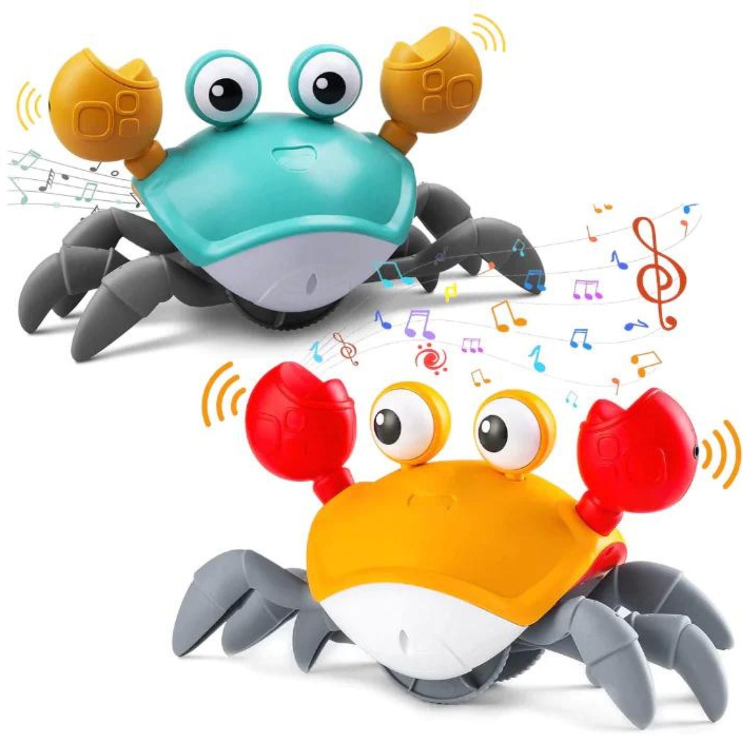 🔥Last Day Promotion-[SAVE 60% OFF]--Crawling Crab Sensory Toy-Helps with Tummy Time--BUY 2 GET 10% OFF & FREE SHIPPING NOW
