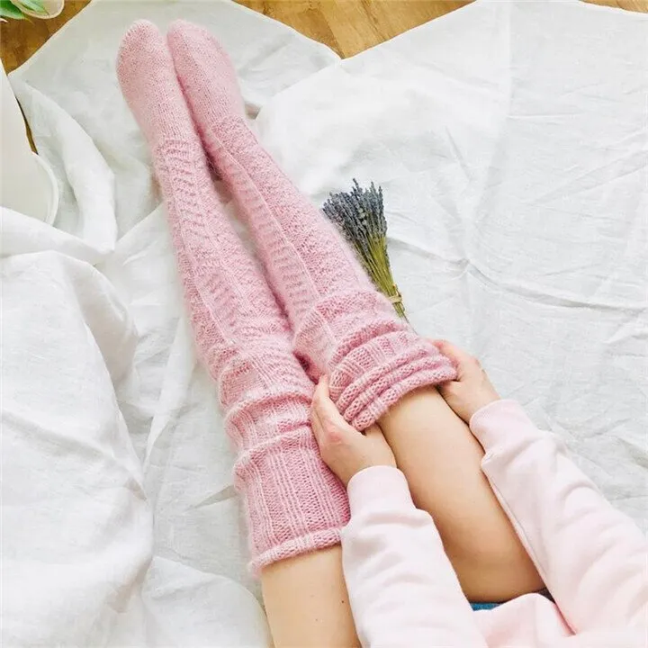 🎄WINTER ON SALE🎄2024 Warm Over Knee Extra Long Knitted Socks