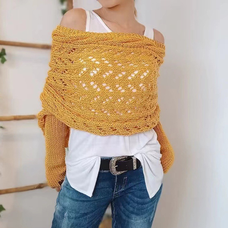 🔥Hot Save 49% OFF🔥Knitted Cable Wrap, Shrugs For Women, Knitted Wrap