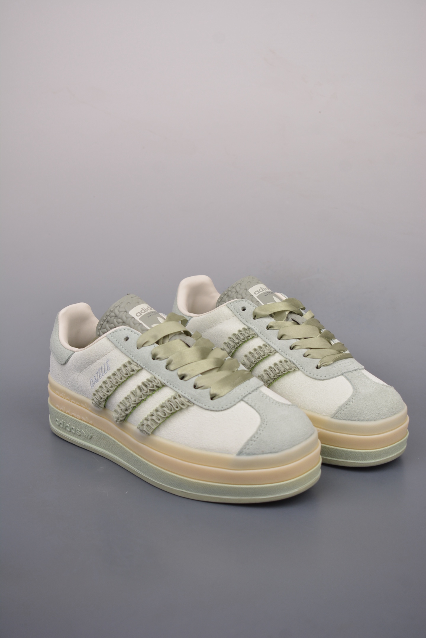 Adidas Originals Gazelle Bold W Velvet Apple Green JR8373