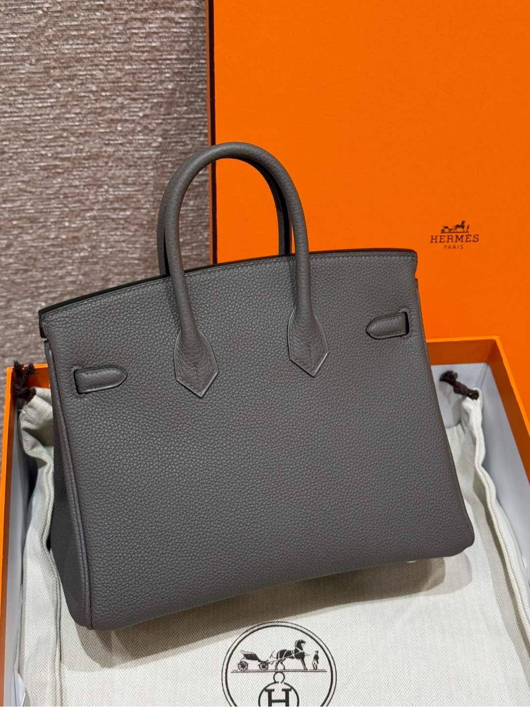 Hermès Birkin 8FEtain Handbag (Handmade to order)