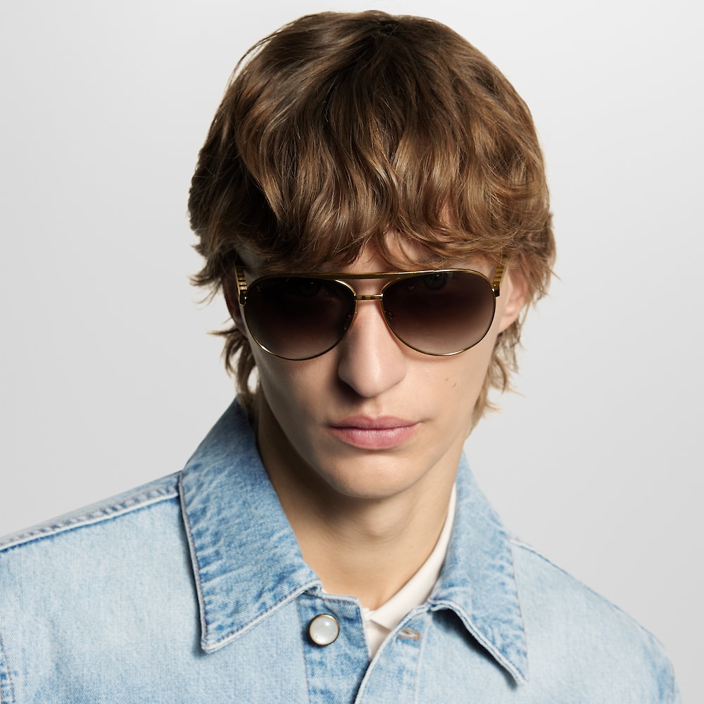 Louis Vuitton ATTITUDE Aviator Sunglasses Z0339U