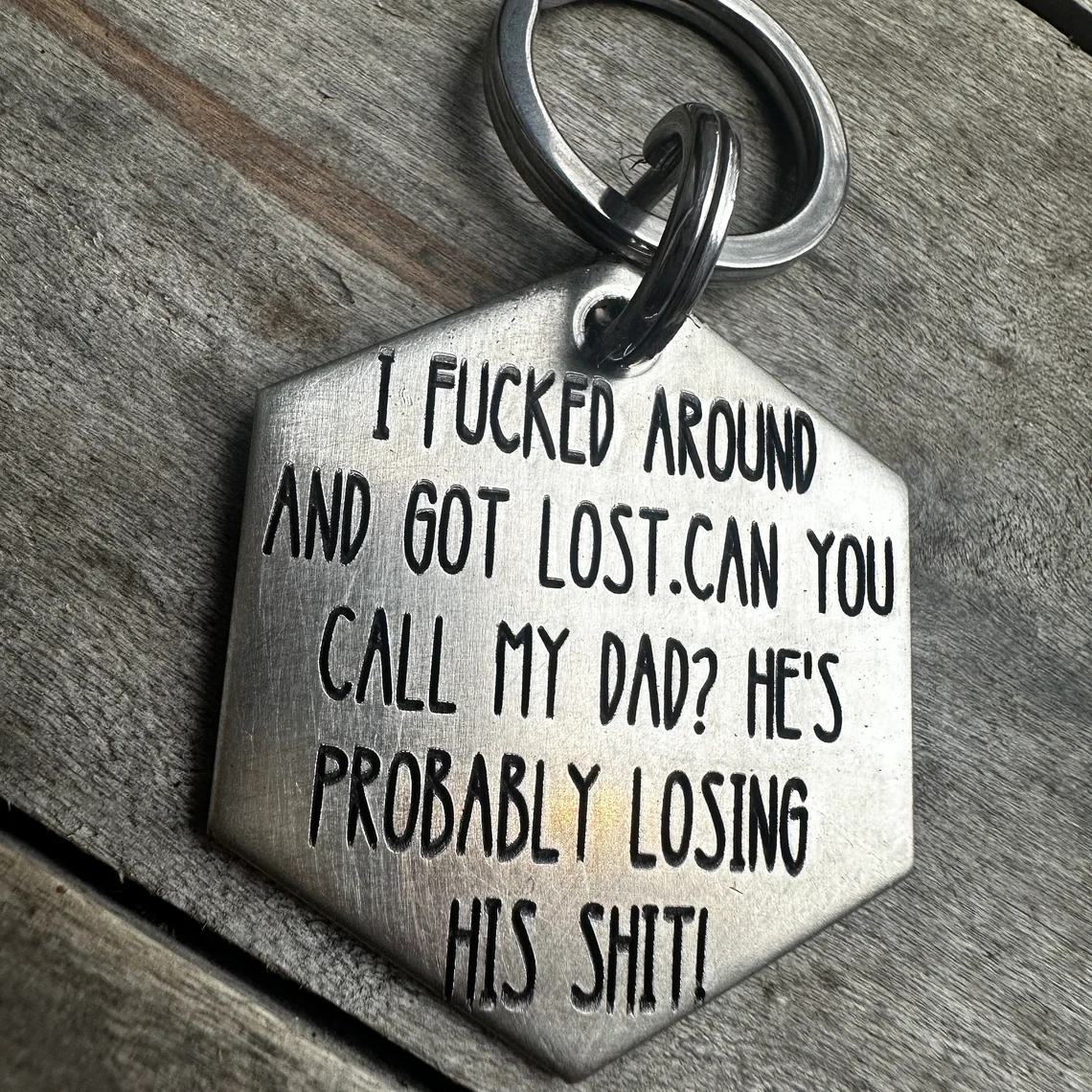 💝Custom Dog/Cat Tags Funny Pet Gift