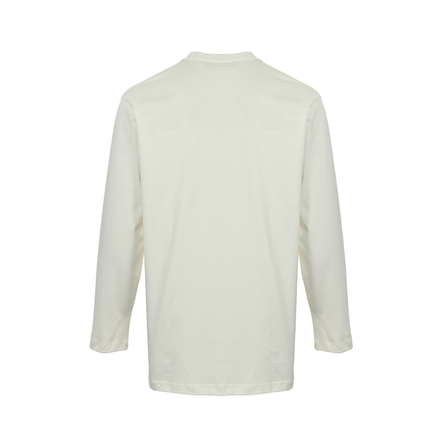 Prada 25Fw triangle logo long-sleeved T-shirt