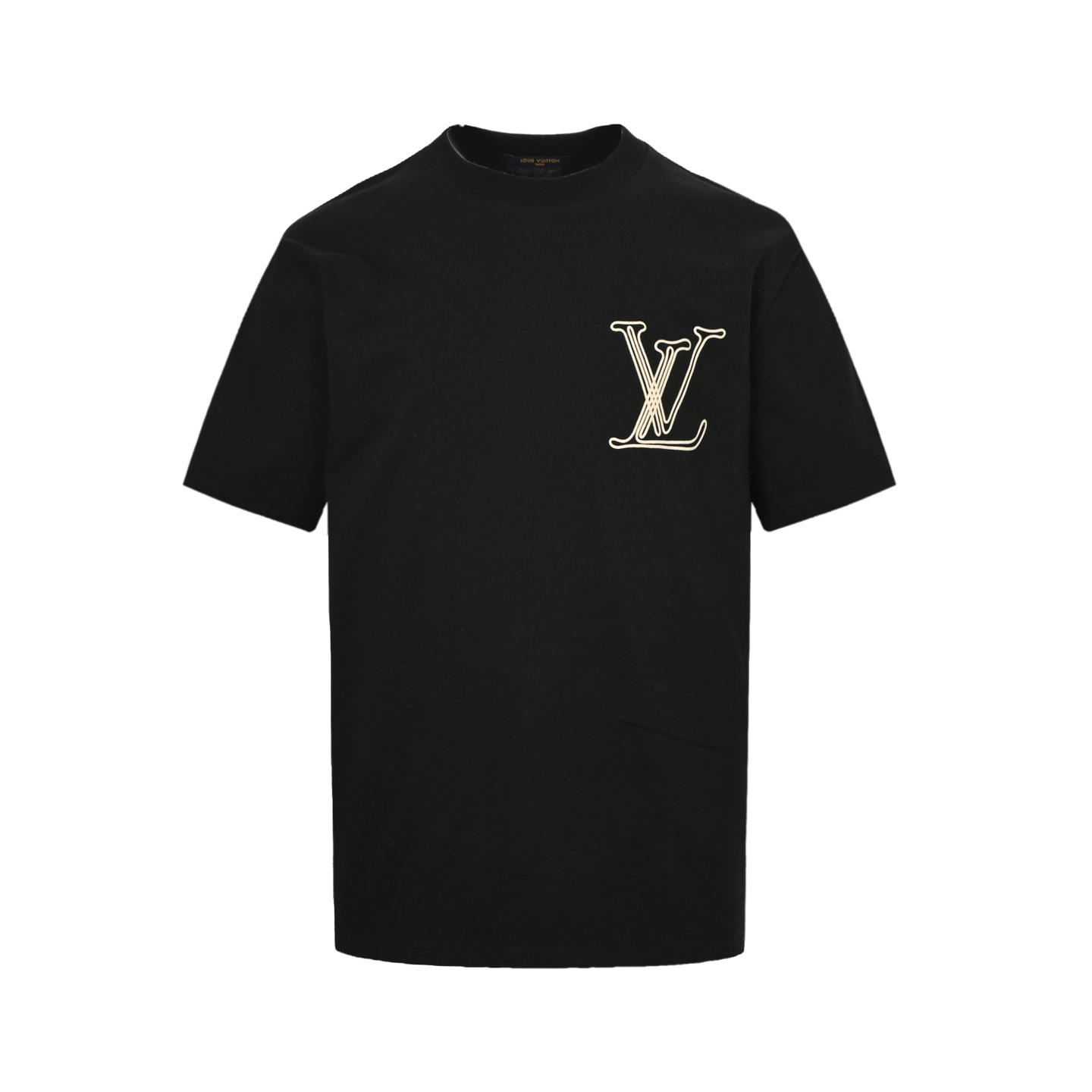 Louis Vuitton 25ss line logo foam print short sleeves