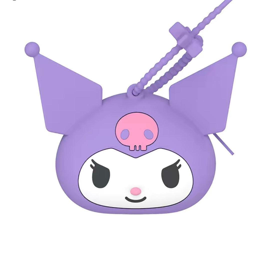 Sanrio Silicone Headphone Organizer-Data Cable Storage Case-Mini Key Box-Portable Wired Headphone Organizer