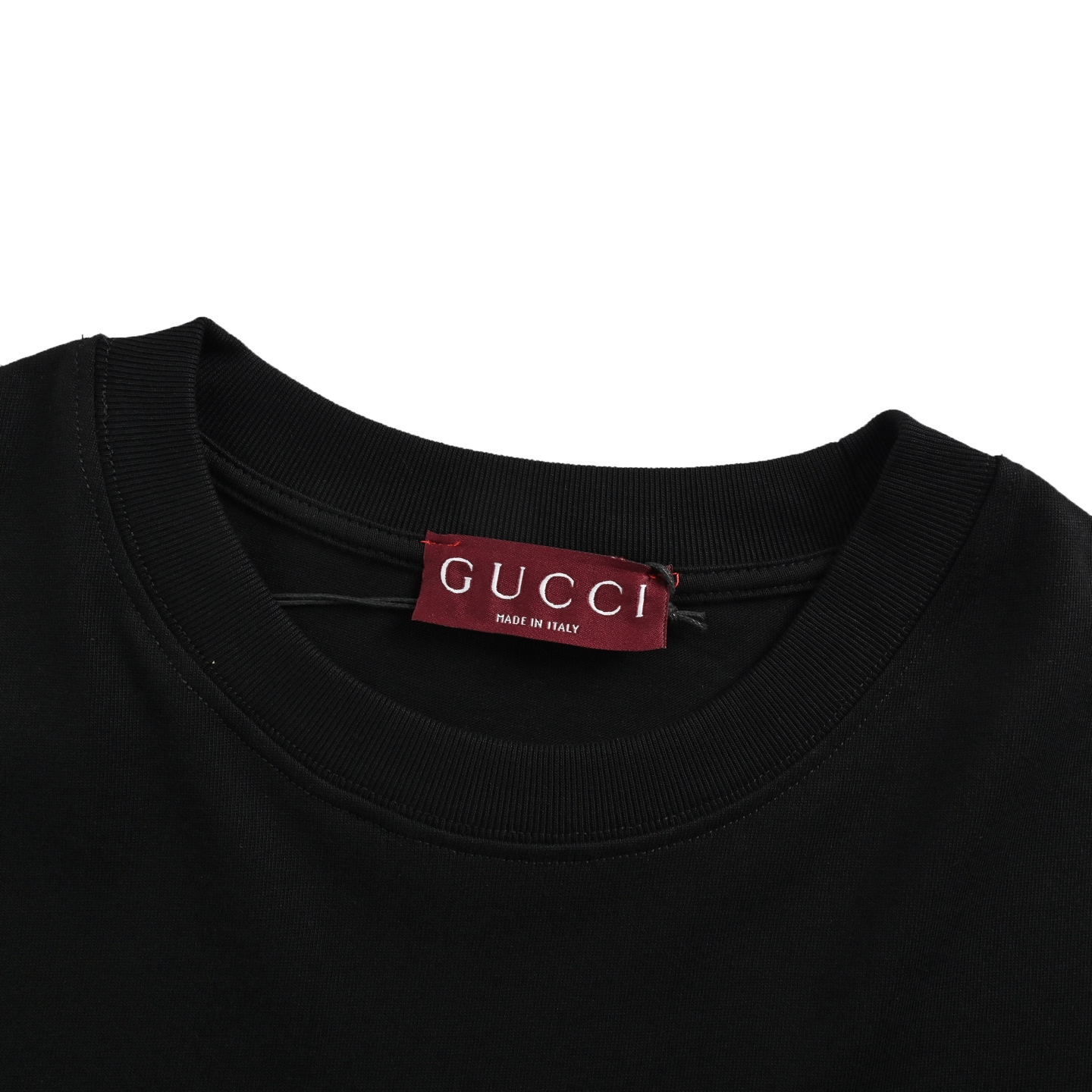 Gucci 25ss double belt logo print short sleeves