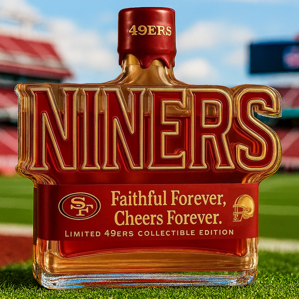 49ers NINERS Amber Decanter