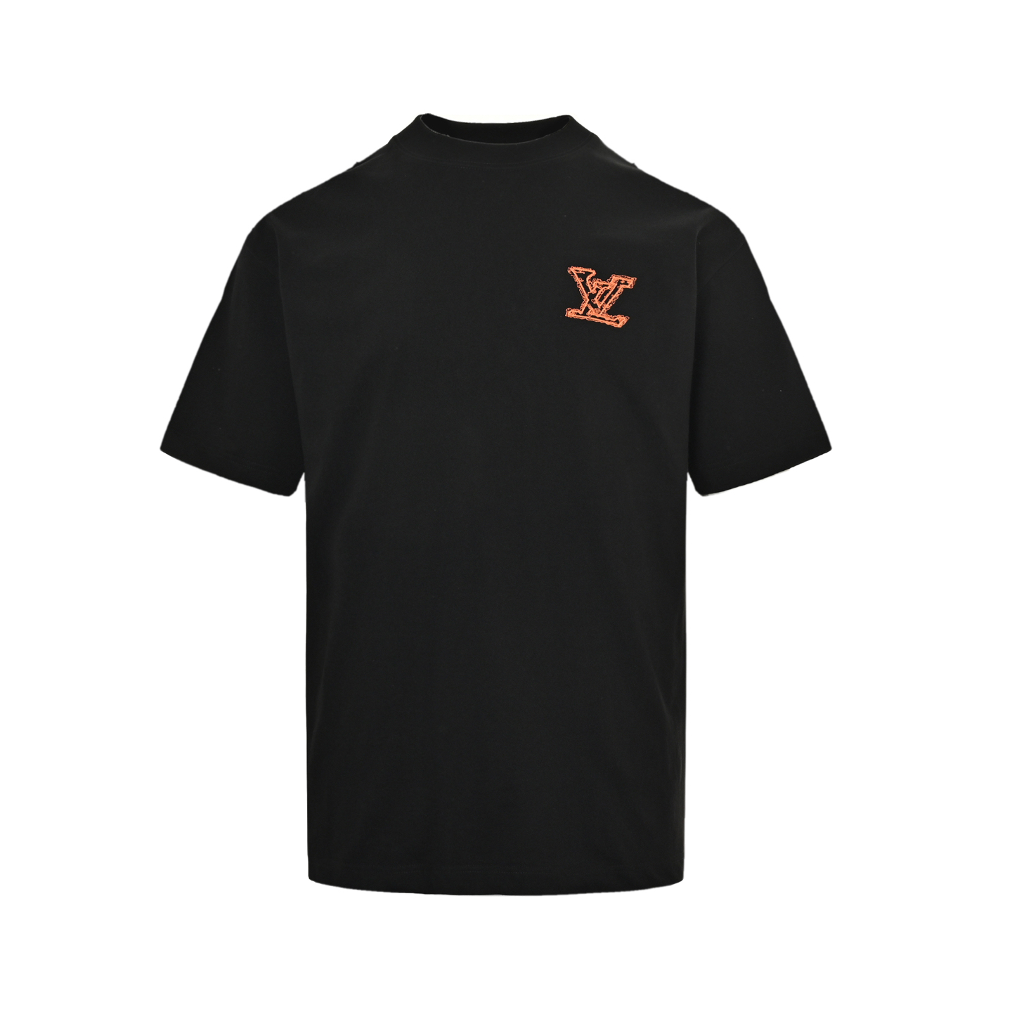 Louis Vuitton 25ss three-dimensional large logo embroidered short sleeve