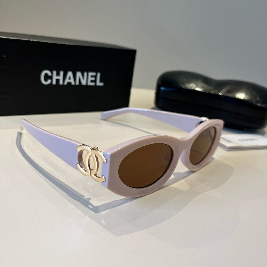 Chanel round frame sunglasses