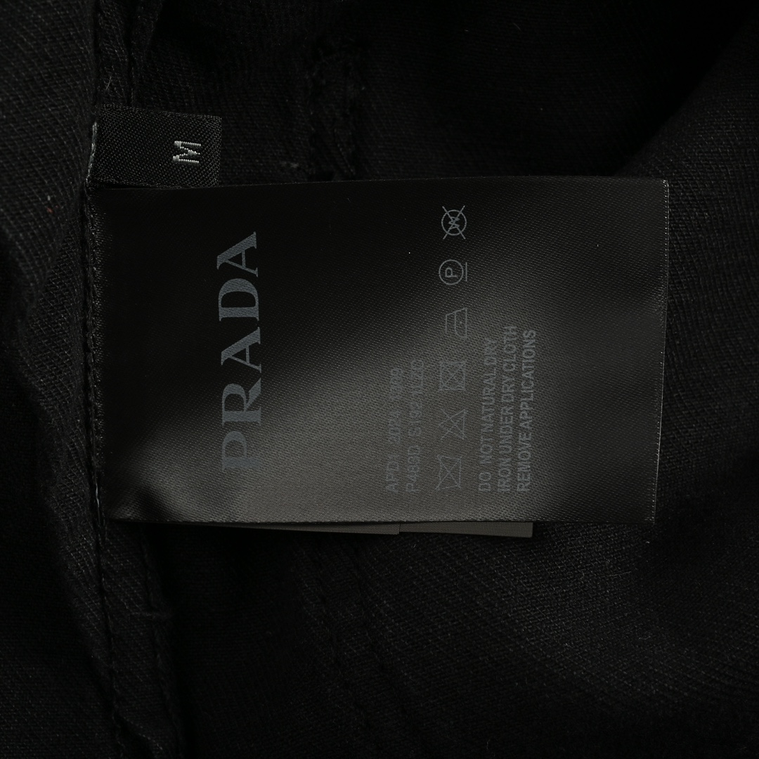 Prada 24Fw Logo Coated Denim Jacket