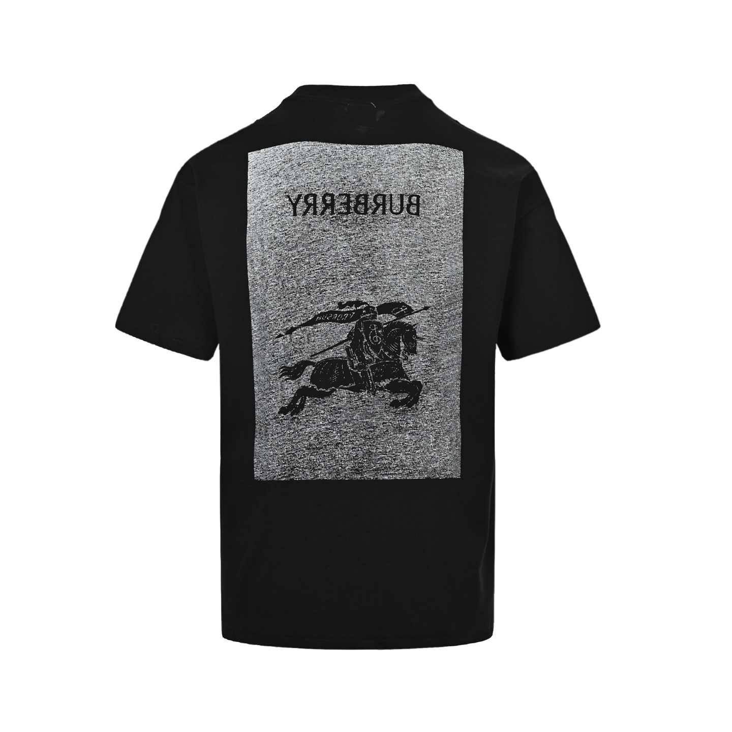 Burberry Back Horse Digital Printing Short Sleeve
