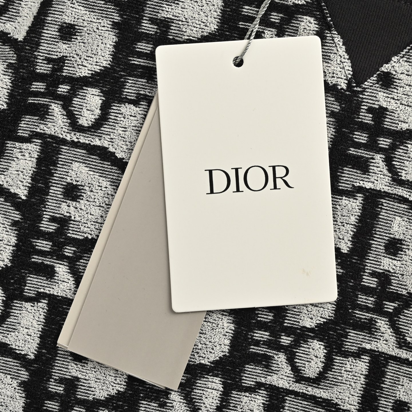 Dior 25ss full-print CD monogram jacquard towel short sleeve