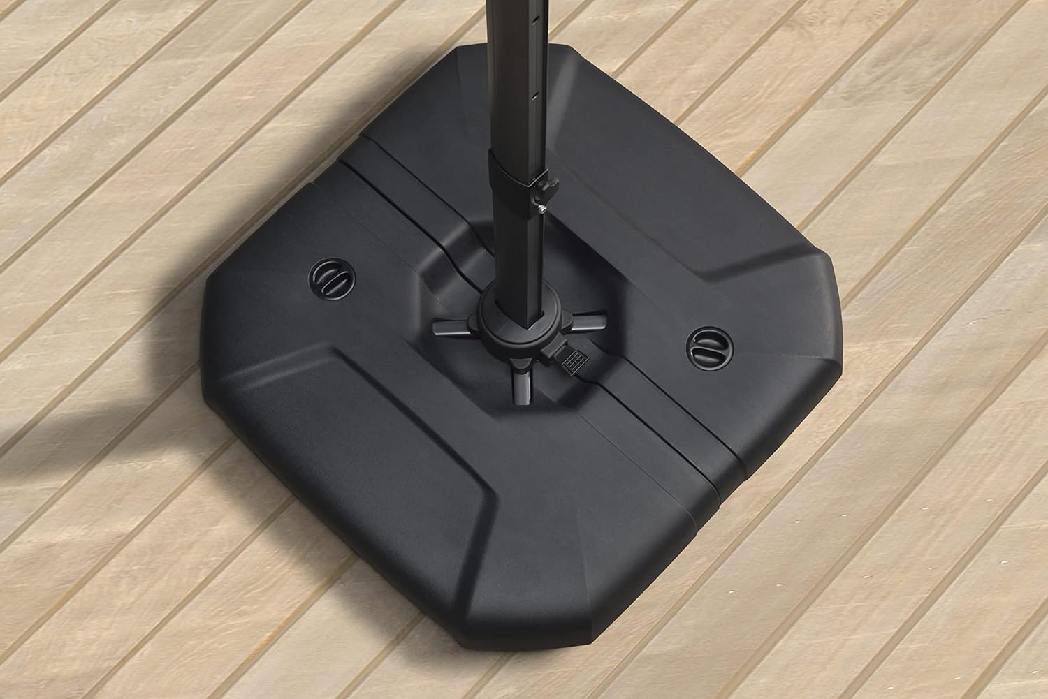 PURPLE LEAF Patio Umbrella Base Water & Sand Filled Weighted Base Outdoor Umbrella Base