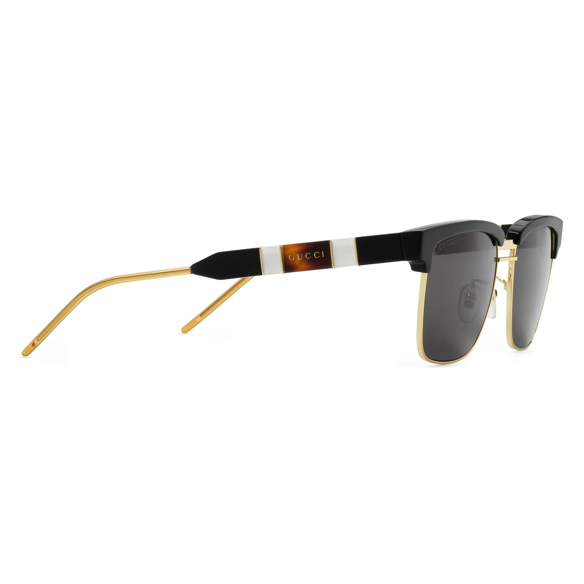 Gucci square-frame metal sunglasses