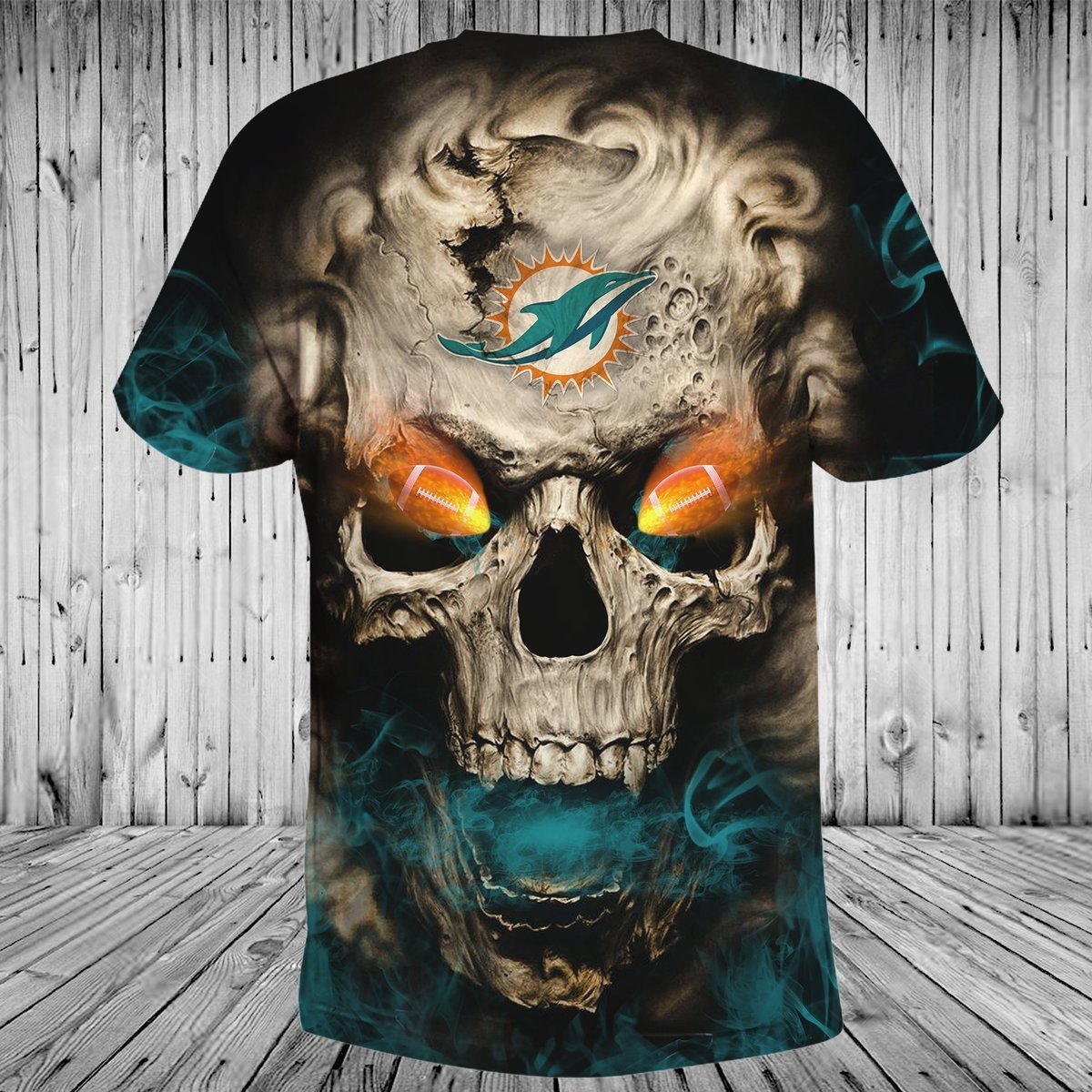 DOLPHINS 3D HOODIE SKULLHO4