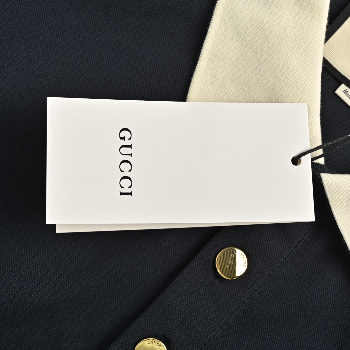 Gucci 25ss pocket double G embroidered ribbon Polo short sleeve