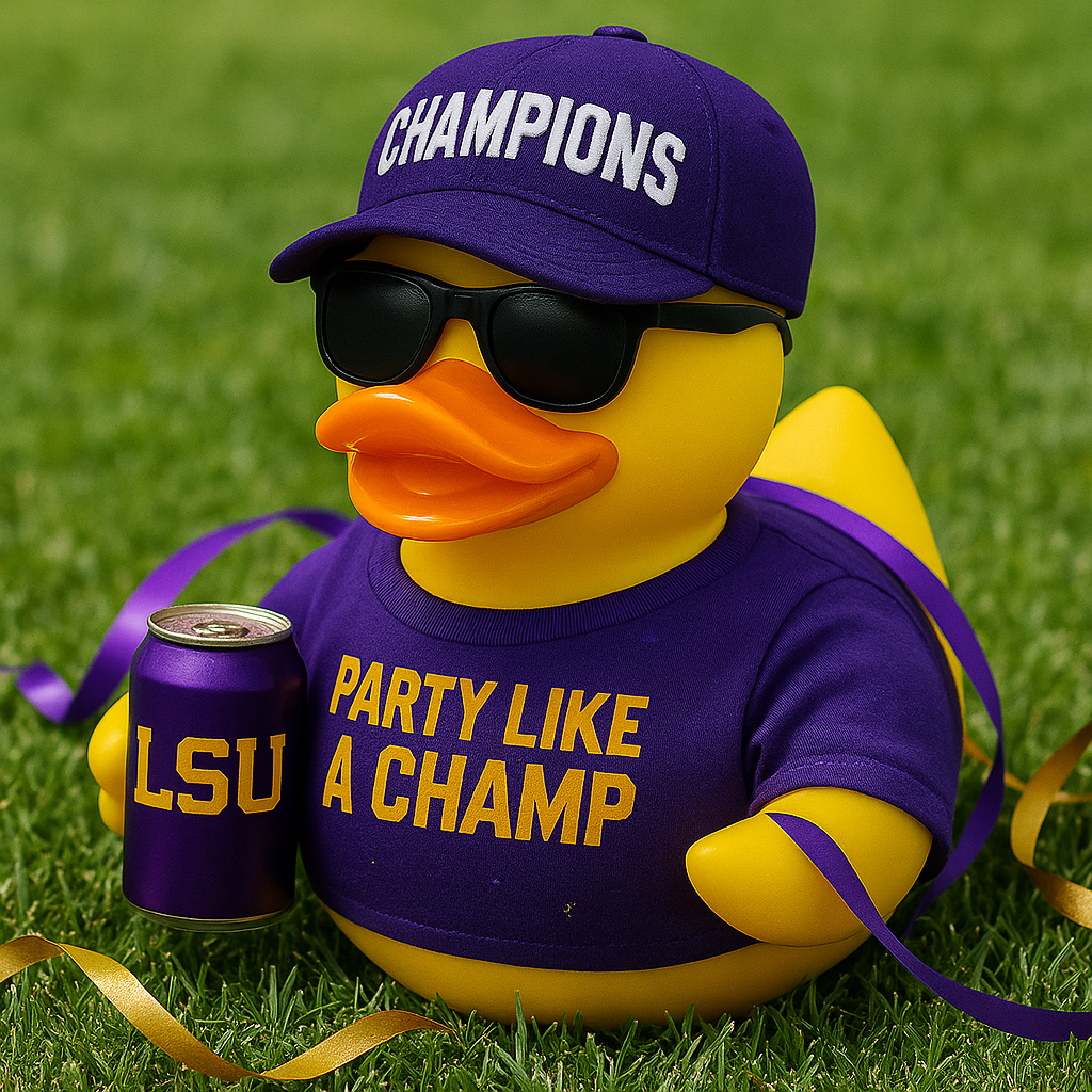 LSU Tigers 2025 Championship Duck