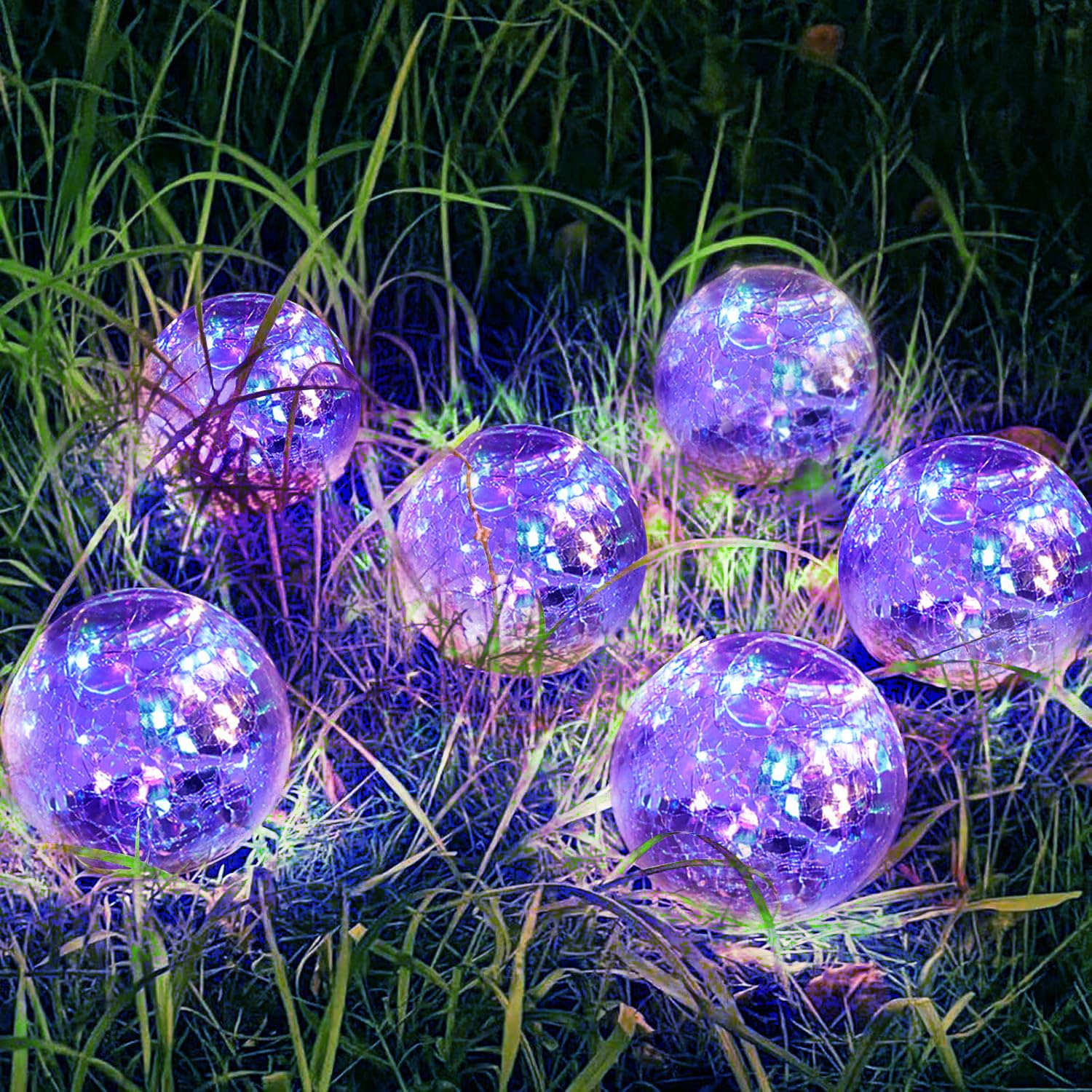 💥ON SALE💥Solar Garden LEDs Glass Ball Lights, Outdoor Waterproof 💡✨