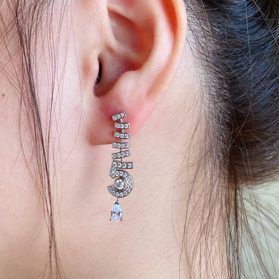 Chanel 5 tassel earrings