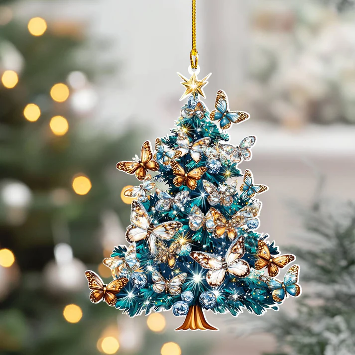 Butterfly Wonderland Christmas Ornament