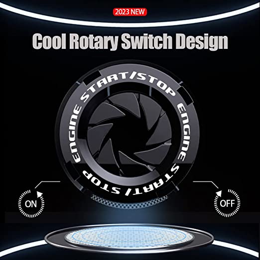 (🔥Last Day Promotion-SAVE 65% OFF)🚗Car Interior Universal Rotating Push to Start Covers for Car and Some Motorcycle🌟-BUY 2 GET 1 FREE