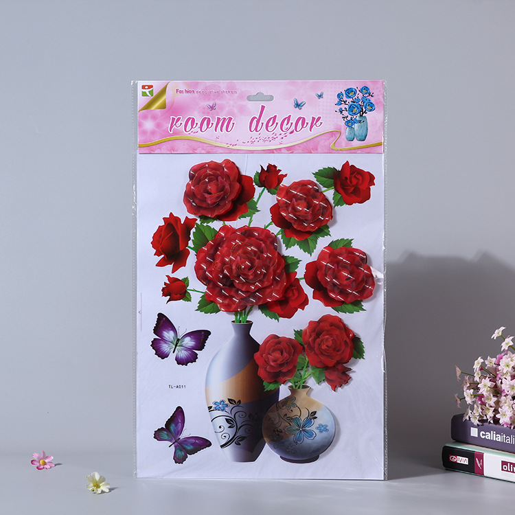 3D Vase Sticker&Best Gift Choice-BUY 5 BUNCHS FREE SHIPPING