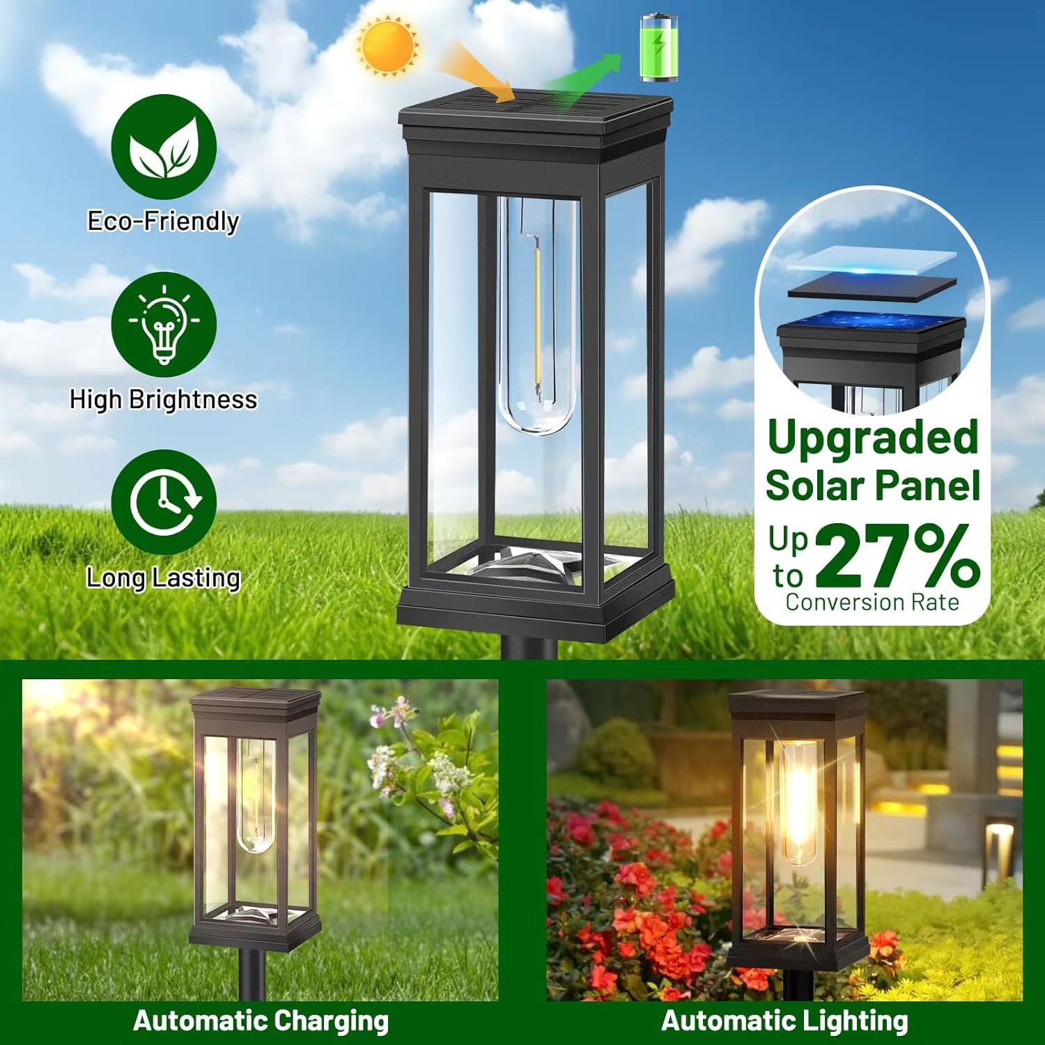 🔥Hot Sale 49% OFF✨Solar Pathway Lights Outdoor