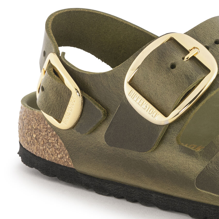 Milano Big Buckle Oiled Leather B-51441