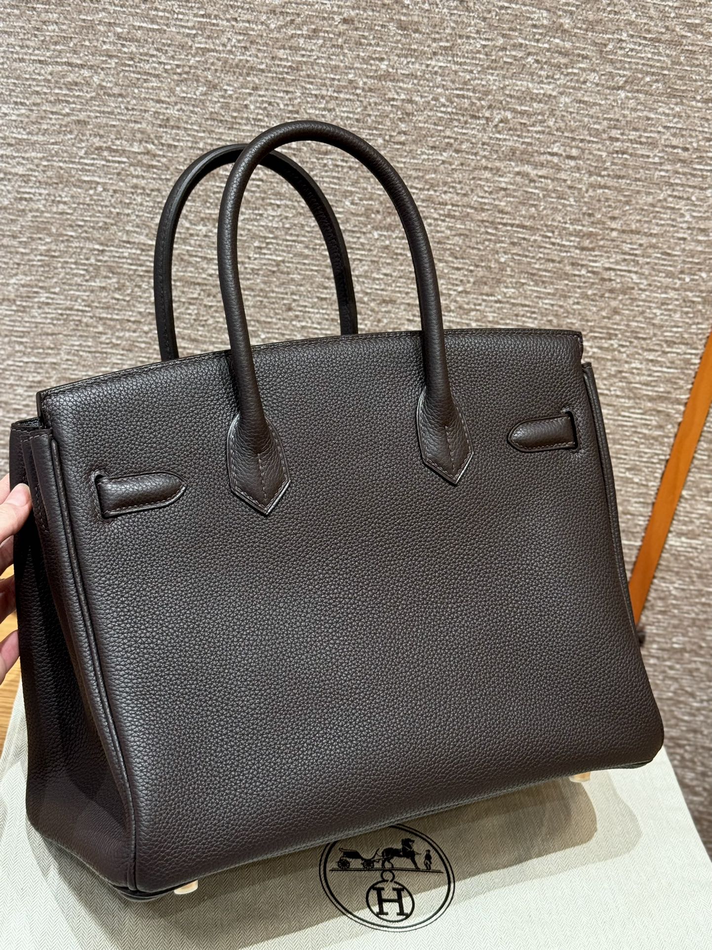 Hermès Birkin 46Ebene (Handmade to order)