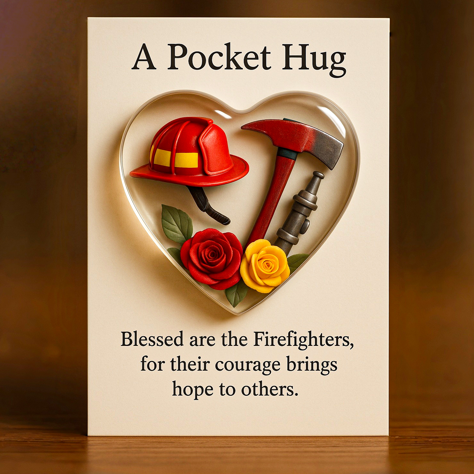 A Pocket Hug for Firefighters