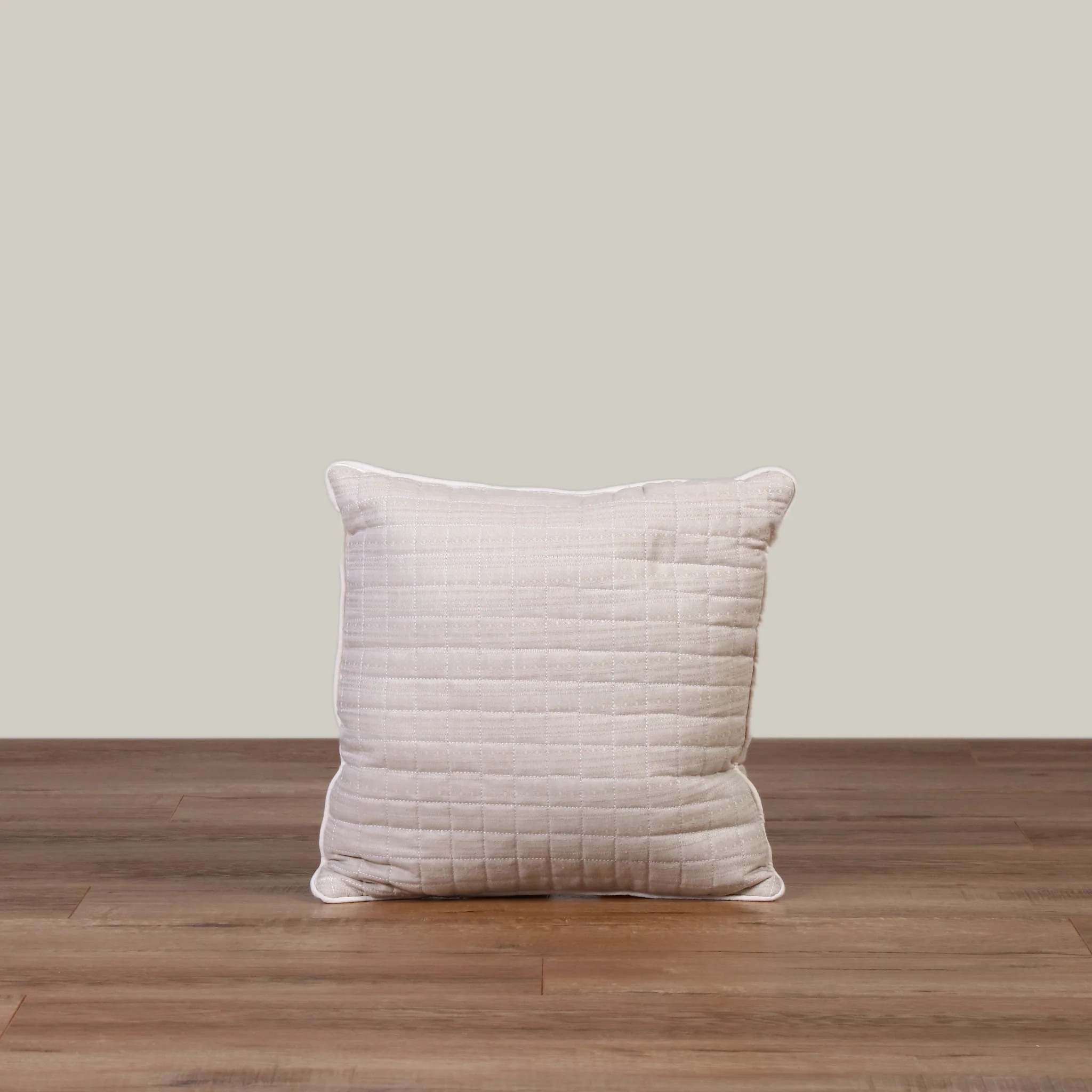Cojín decorativo cuadrado Beige India
