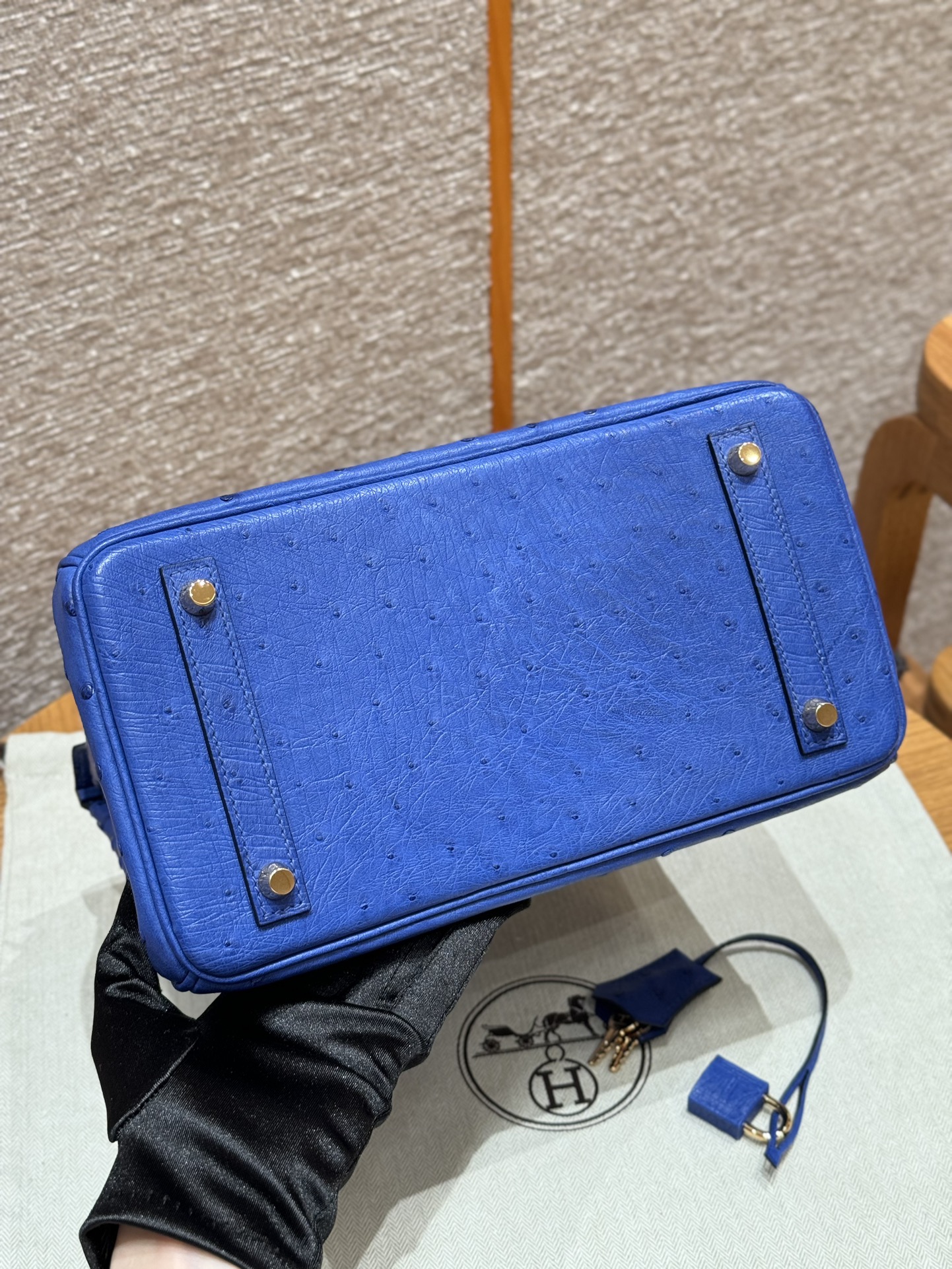 Hermès Birkin O7Bleuet Handbag (Handmade to Order)