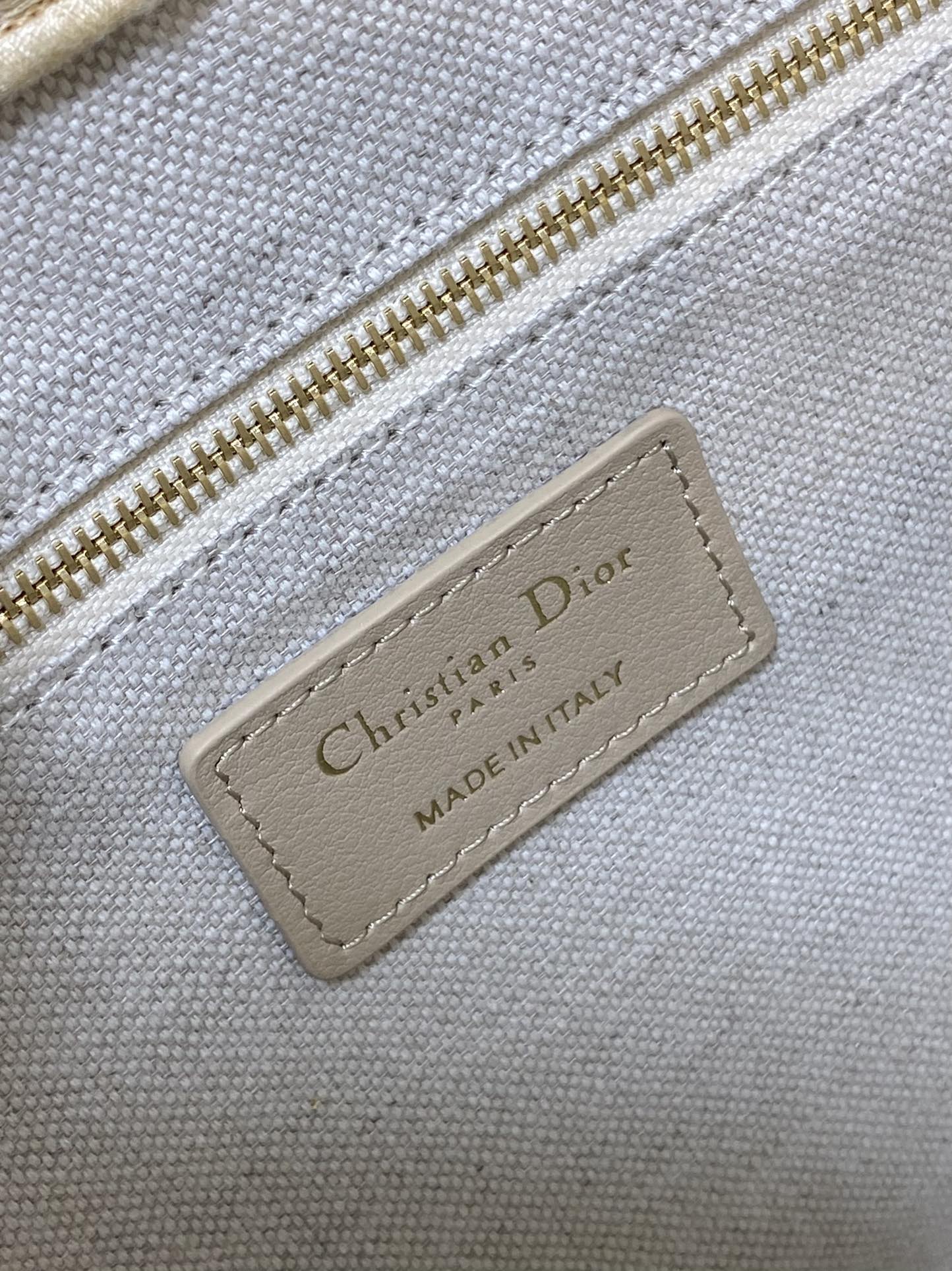 Dior Embroidered Tote Small