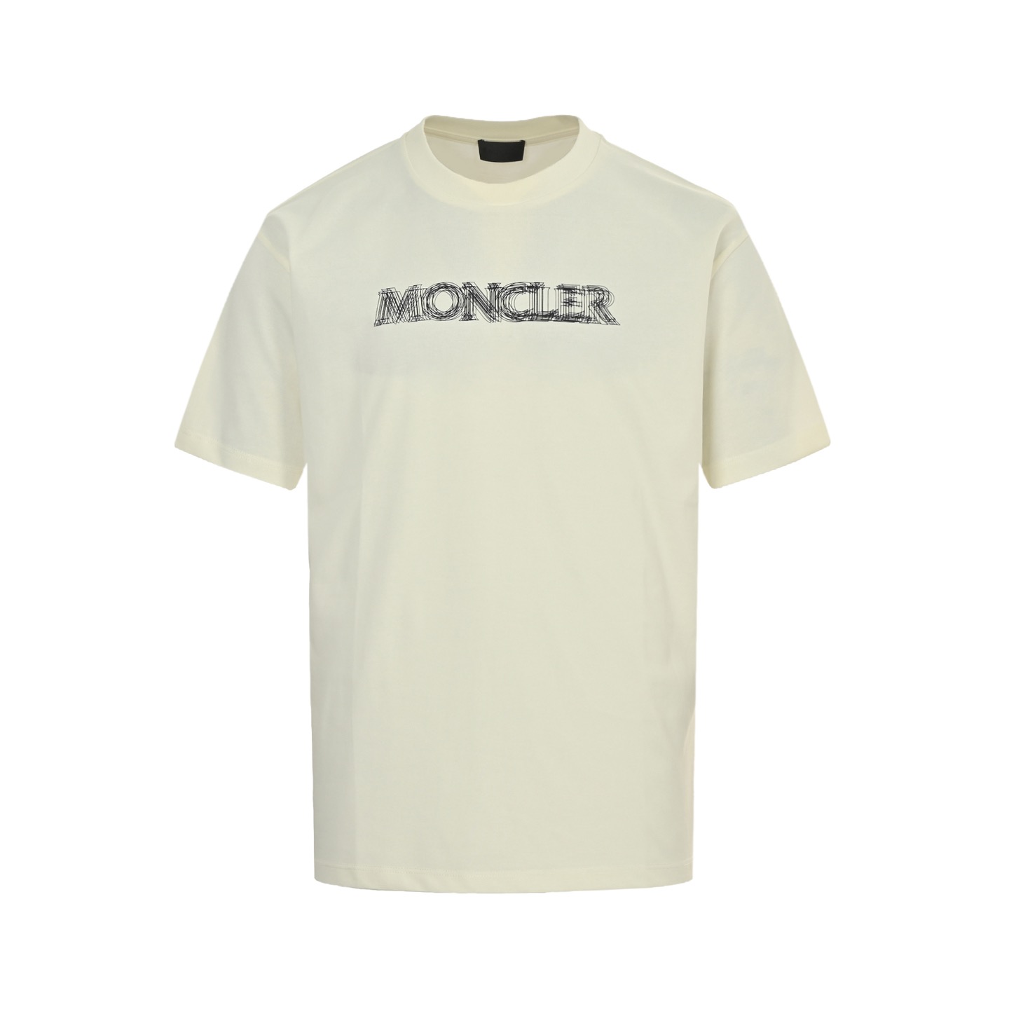 Moncler 25ss line double shadow letter print short sleeve