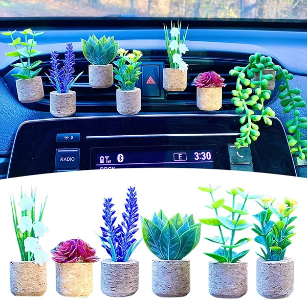 (🔥Last Day 60% OFF)-[2023 HOT SALE] 3D Plants Shape Car Perfume Clip