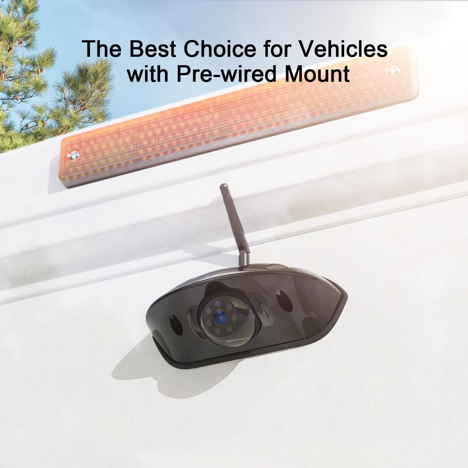 Fookoo HD Wireless RV Backup Camera System 1080P 7