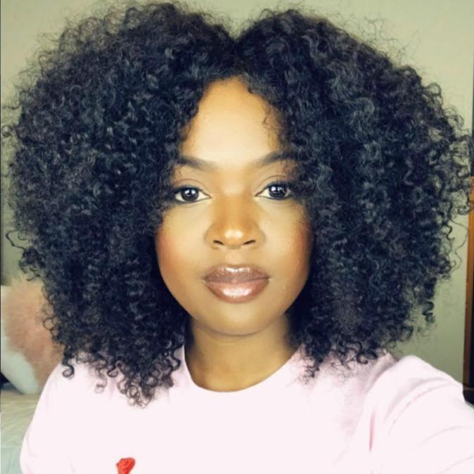 2020 Super Natural Cute Curly Wig