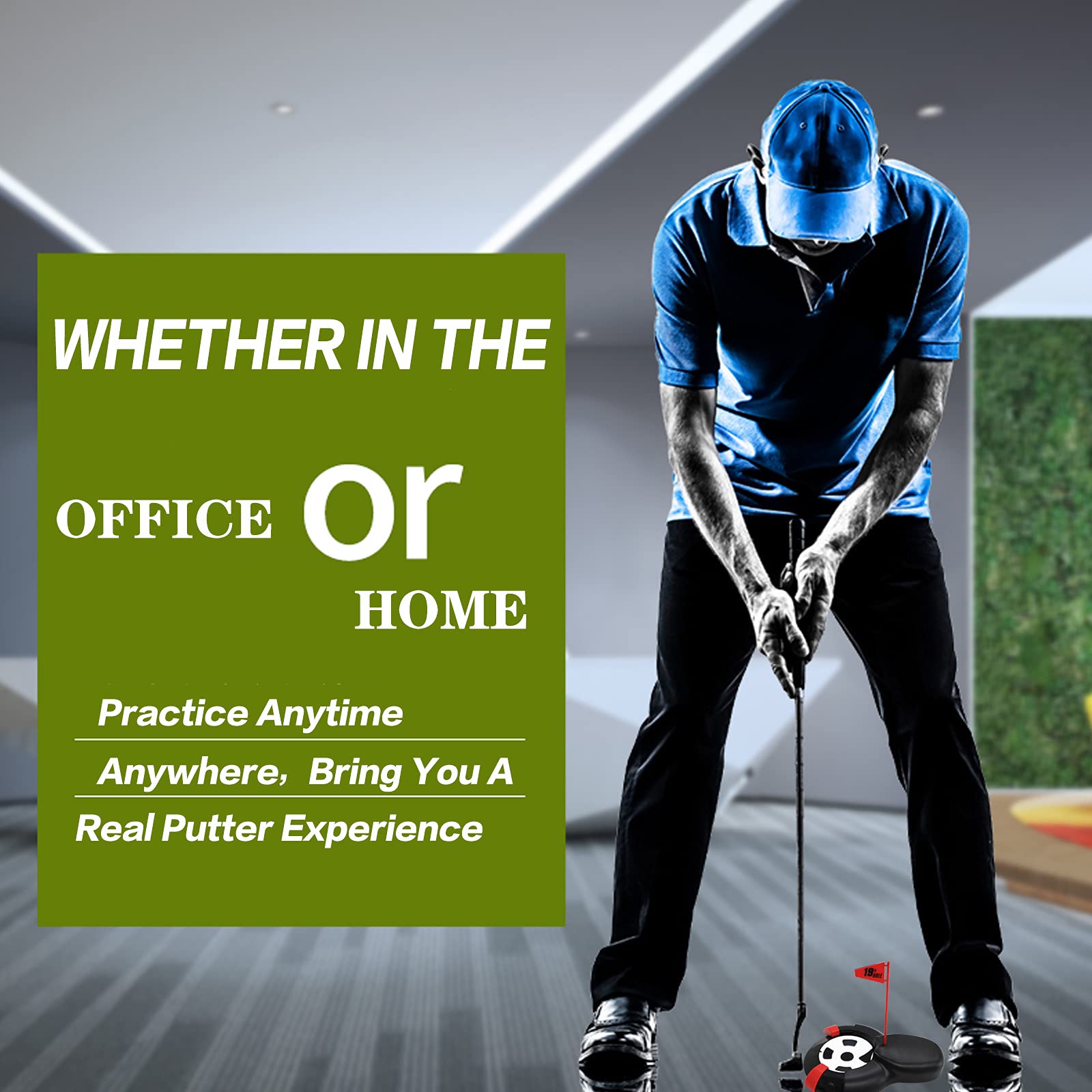 (🔥Christmas Hot Sale-SAVE 50% OFF)Golf automatic return ball machine, putter practice machine-Buy 2 Get 8% Off & Free Shipping