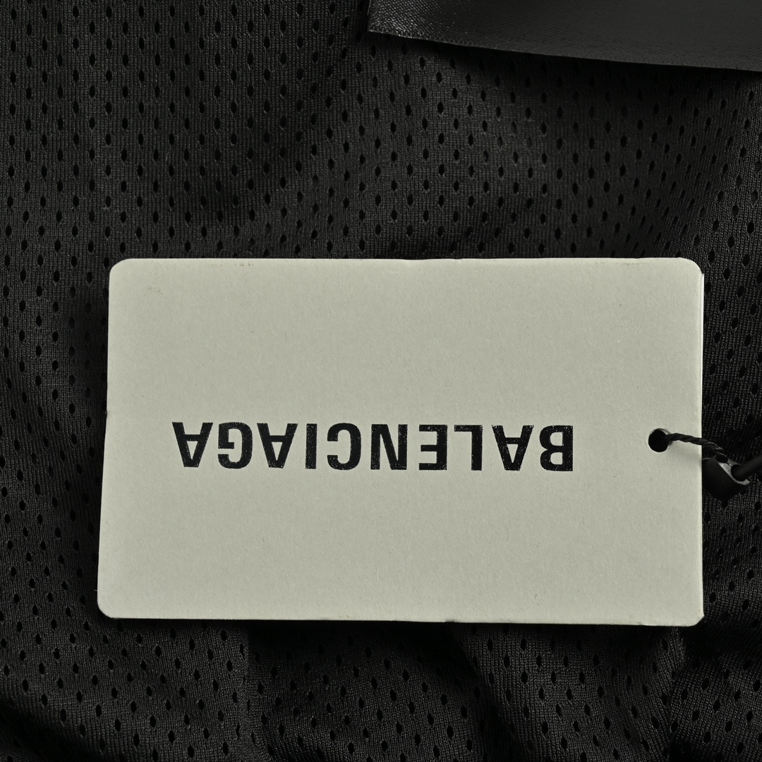 Balenciaga 24Fw circle embroidered letter logo woven windbreaker jacket