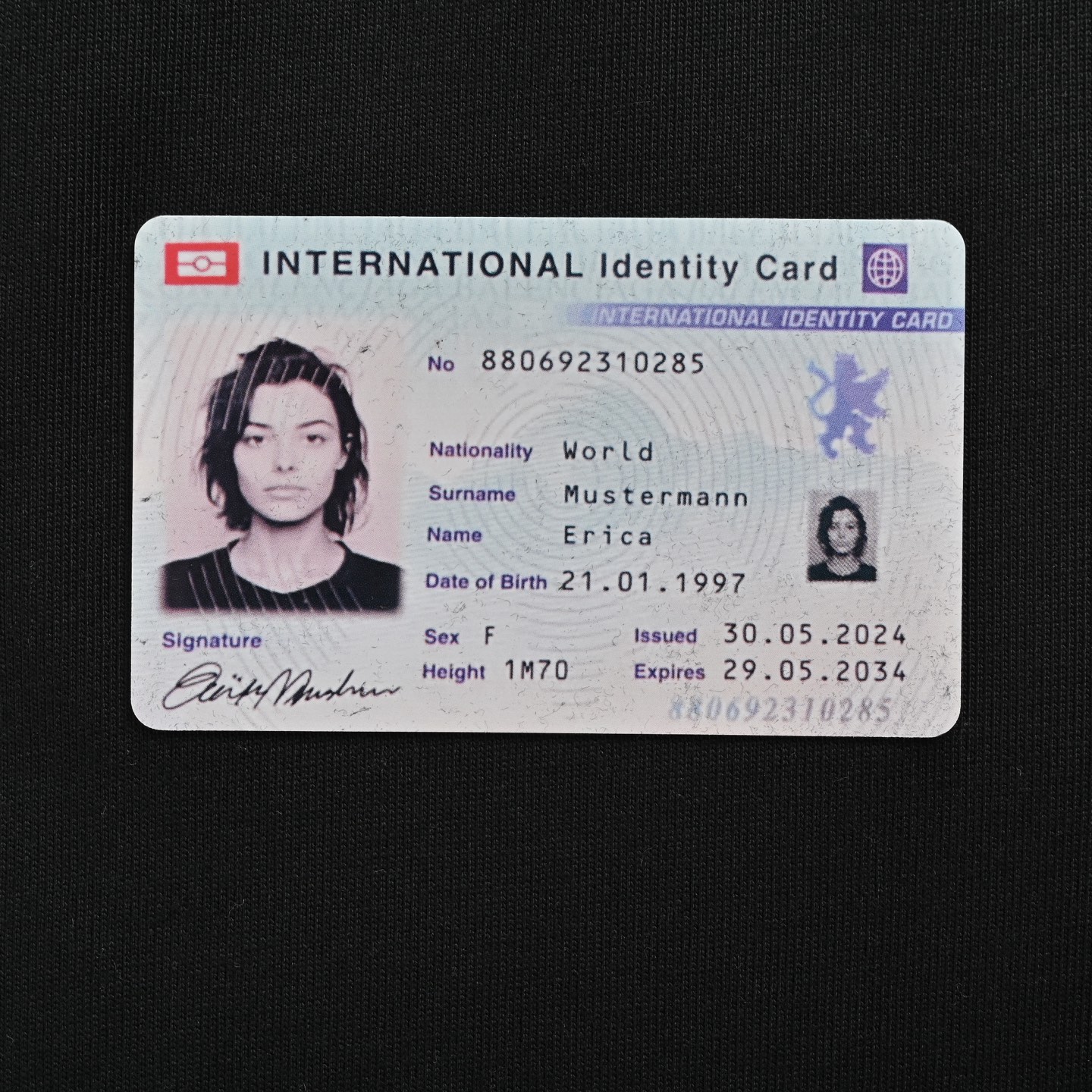 Balenciaga 25ss ID card short sleeve