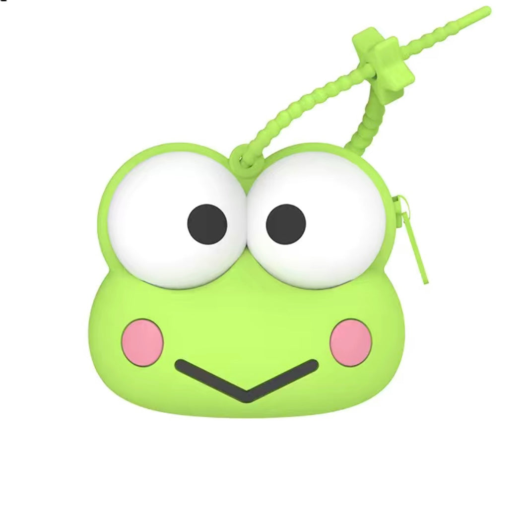 Sanrio Silicone Headphone Organizer-Data Cable Storage Case-Mini Key Box-Portable Wired Headphone Organizer