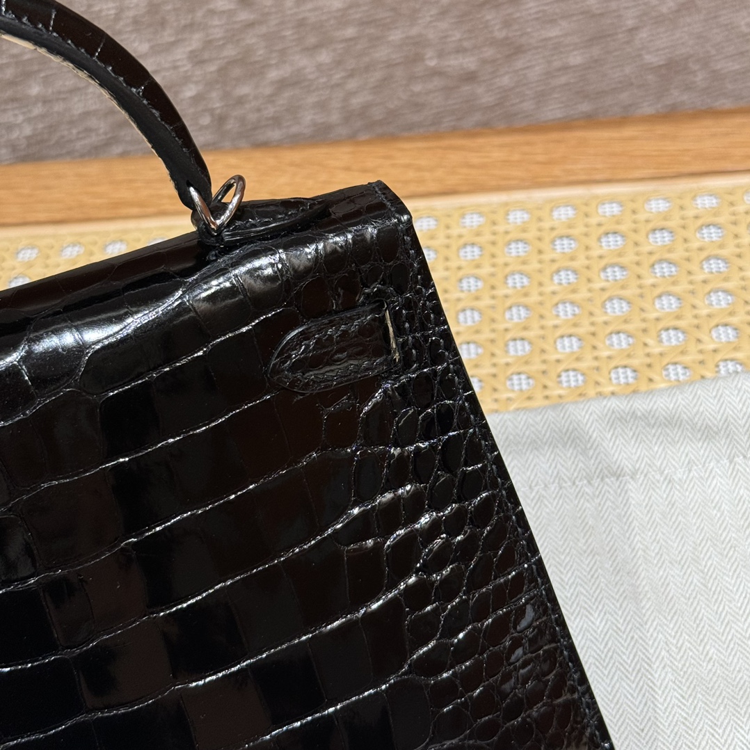 Hermes mini kelly2 89Noir (handmade to order)