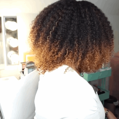 2021 Super Cute Afro Kinky Curly Wig