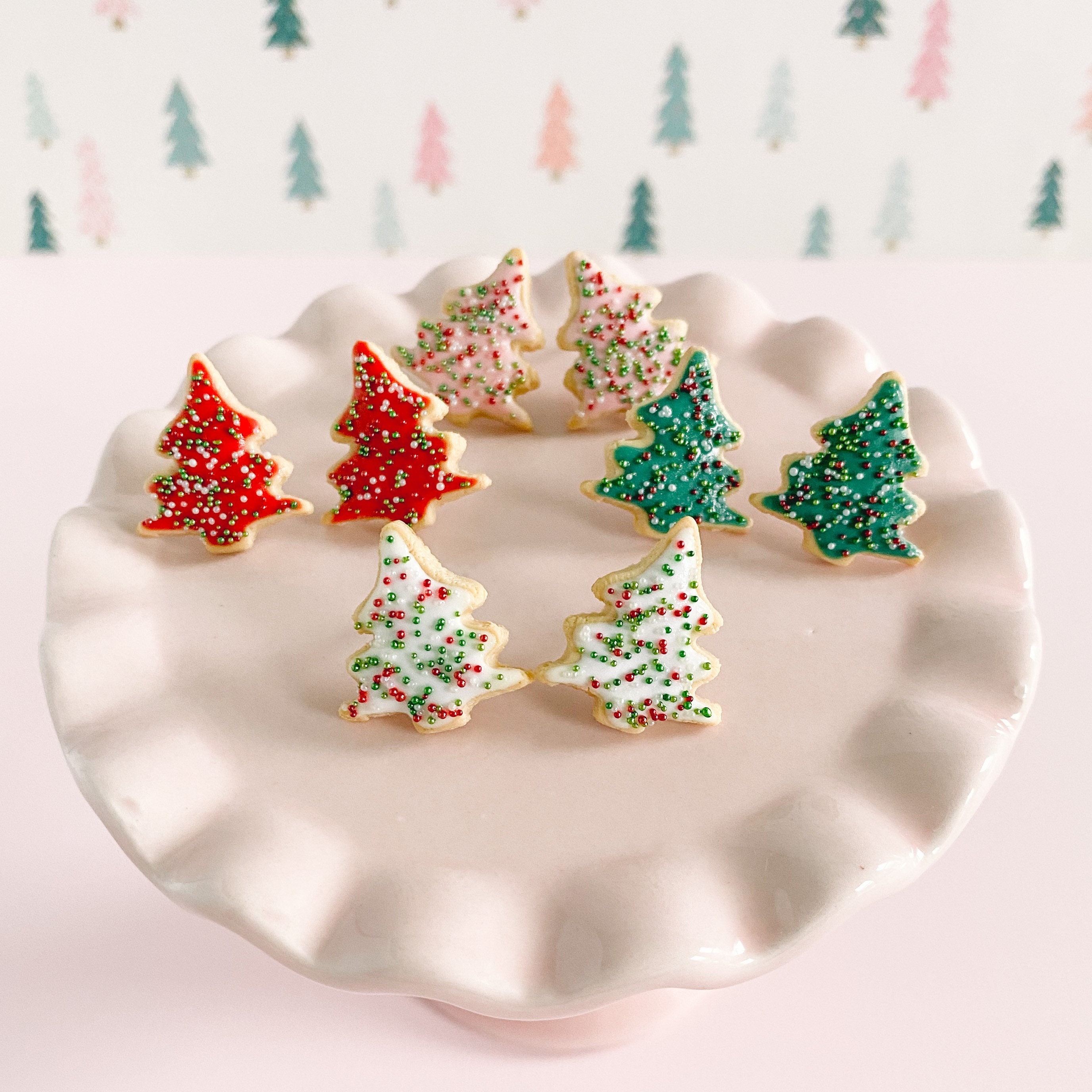 Christmas Tree Sugar Cookie Earrings