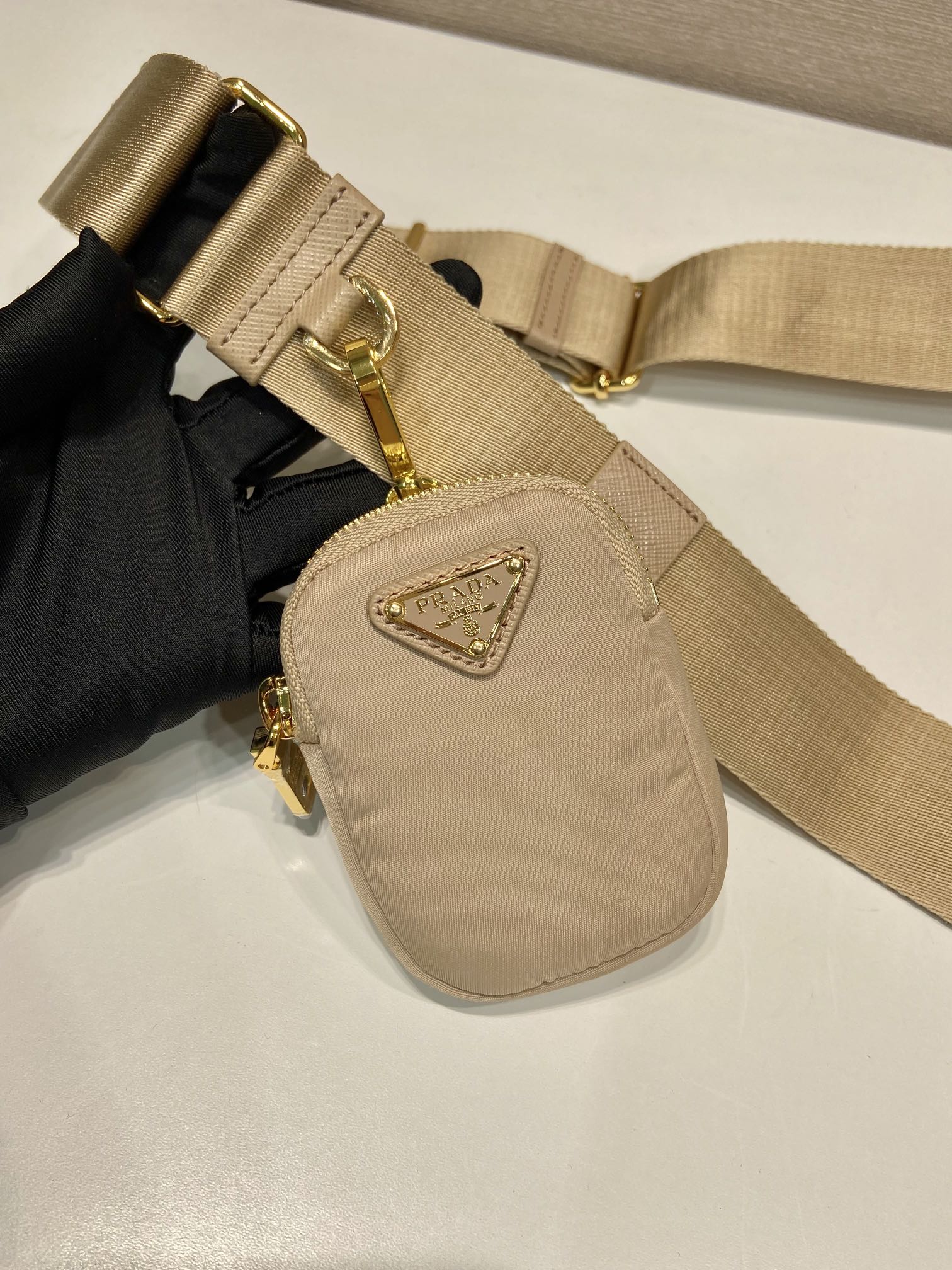 Prada nylon Hobo tote bag 1BH204