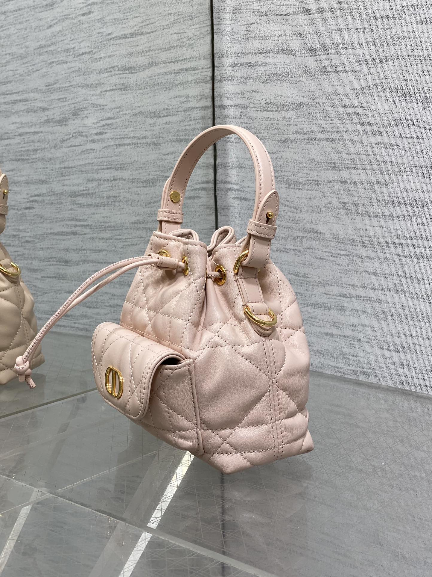 Dior micro Caro bucket bag
