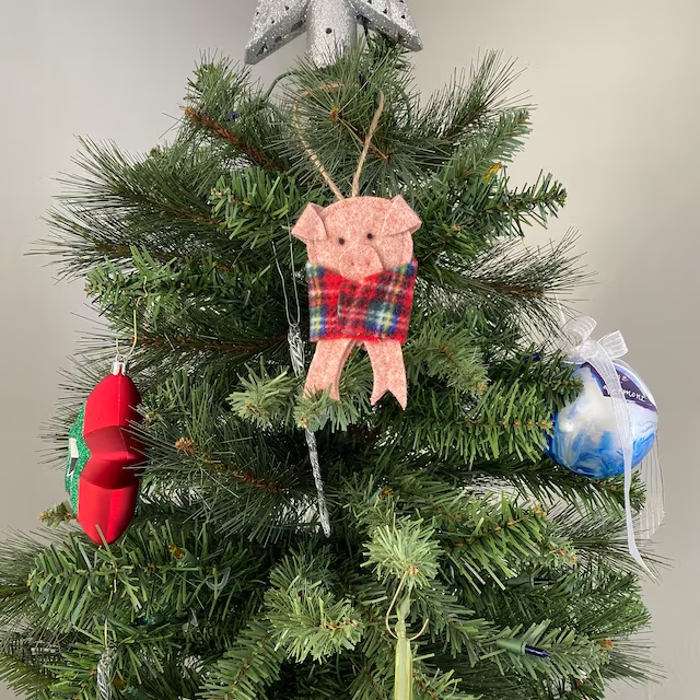 Pigs in blankets Christmas decoration