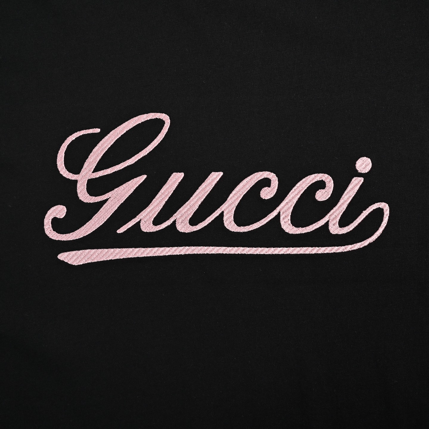 Gucci 25ss short sleeve with cursive logo embroidery